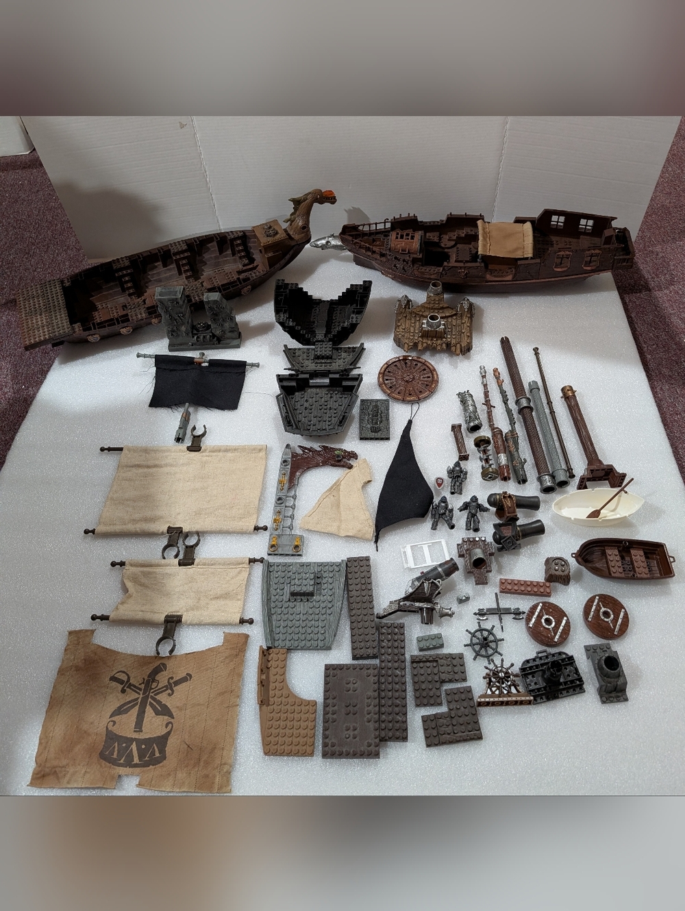 Mega Blox Krystal Wars Storm Stalker And Man O War Replacement Pieces Incomplete